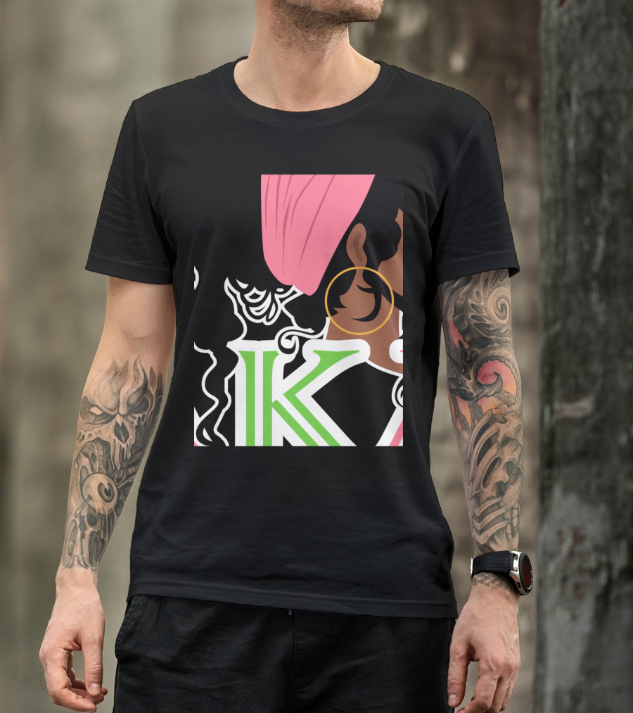 AKA Sorority Alpha Kappa Pretty Girl T-Shirt