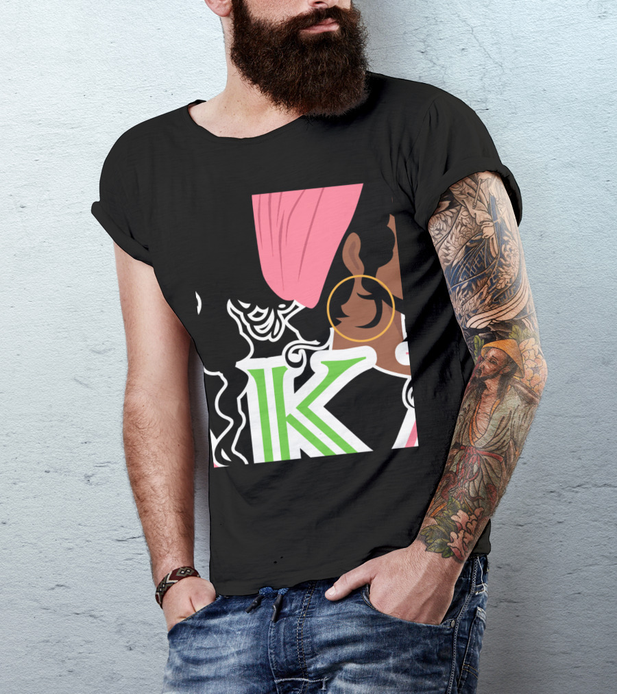AKA Sorority Alpha Kappa Pretty Girl T-Shirt