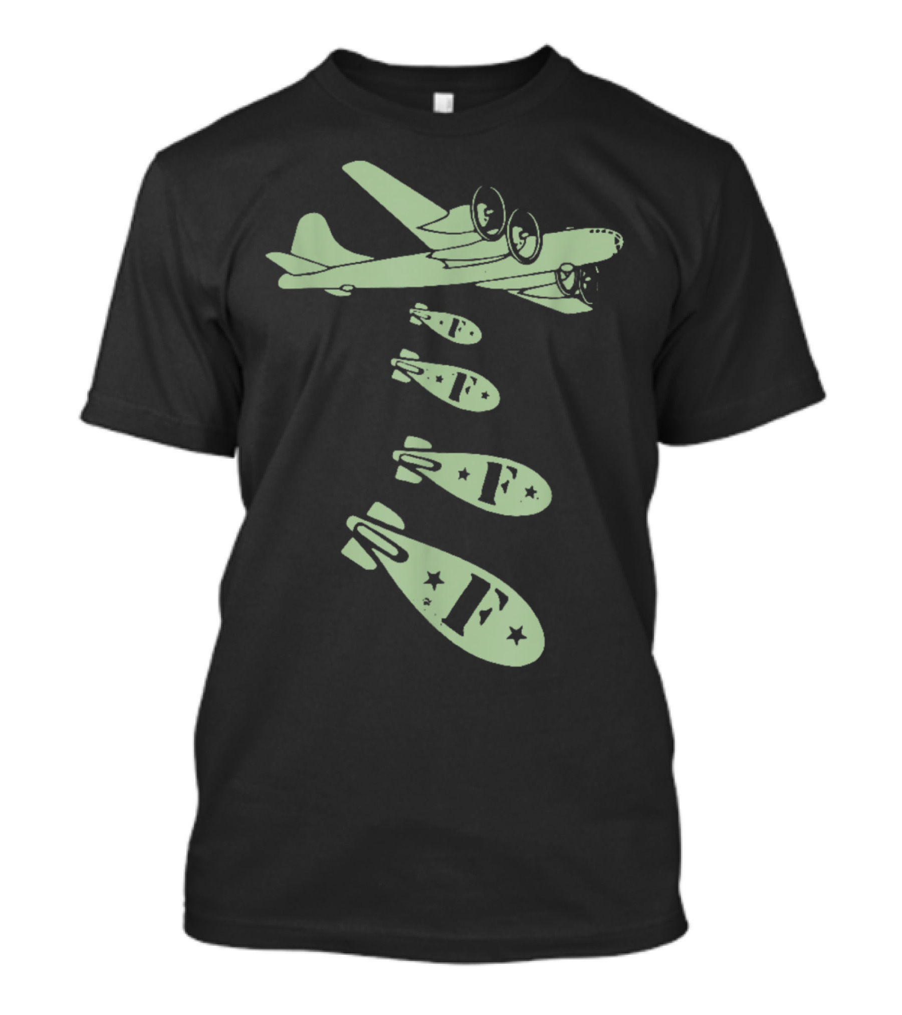 Bomber Dropping F Bombs T-Shirt