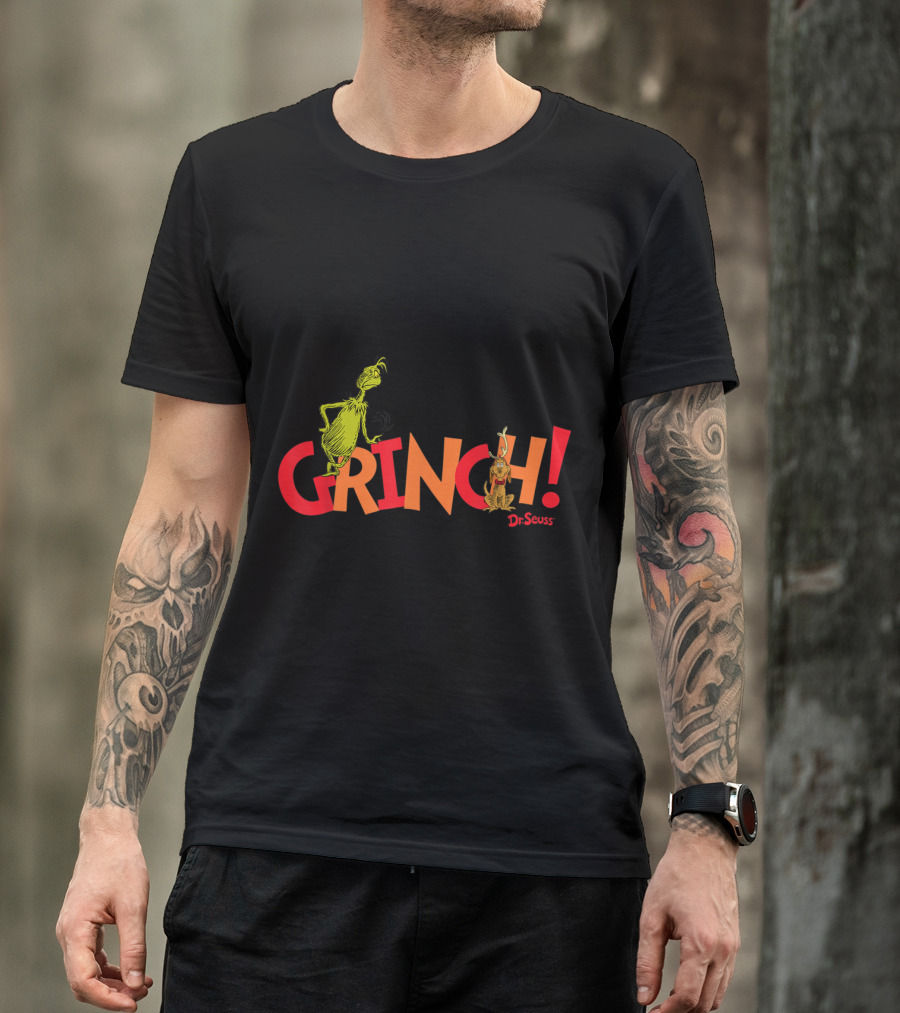 Dr. Seuss Grinch Max Vintage Style Christmas T-Shirt