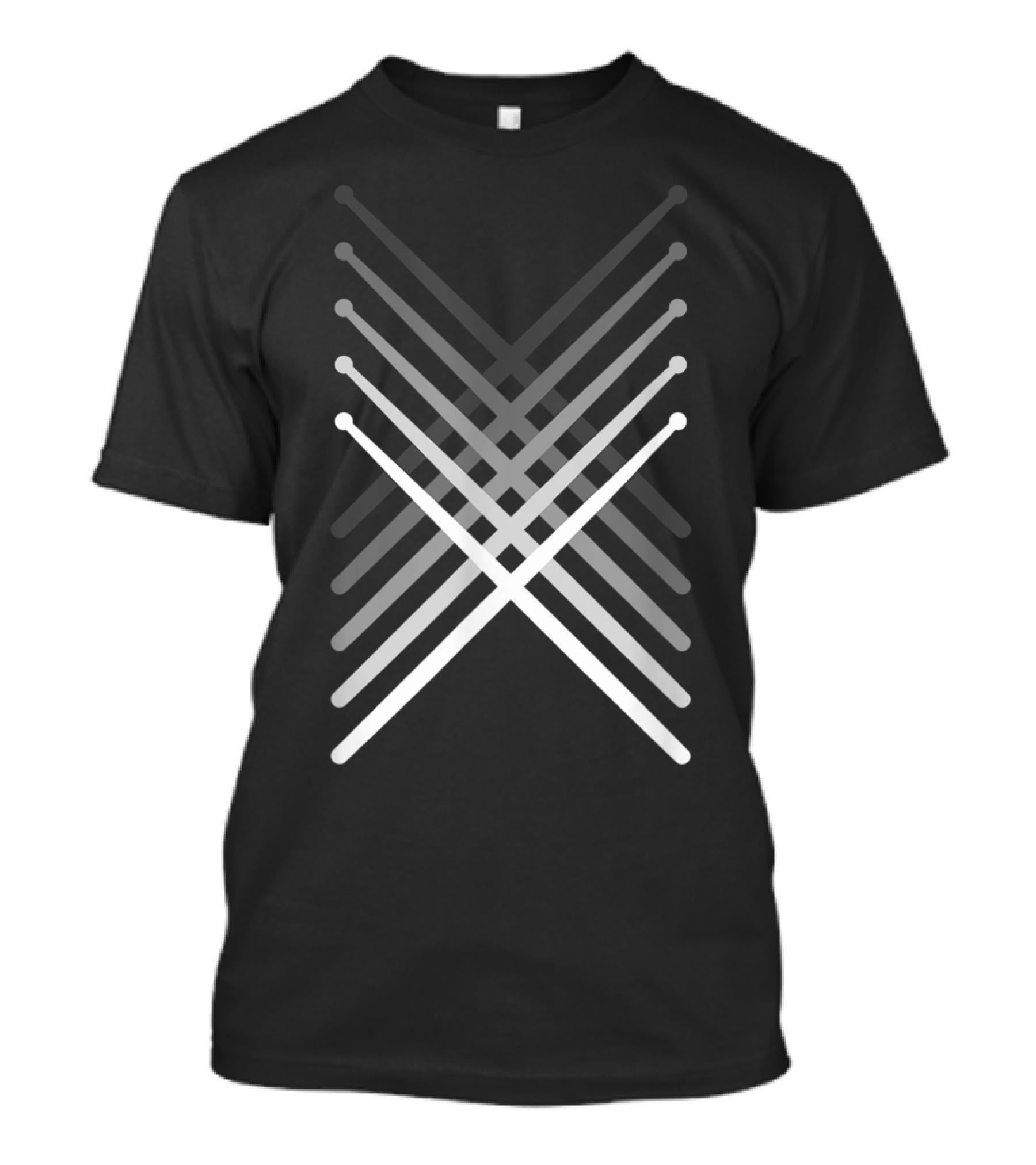 Drummer Drum Sticks Percussion Lover Rock Music Essentials T-Shirt