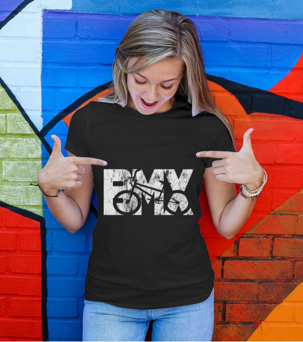 Vintage BMX Racing Fan Bike Cool T-Shirt