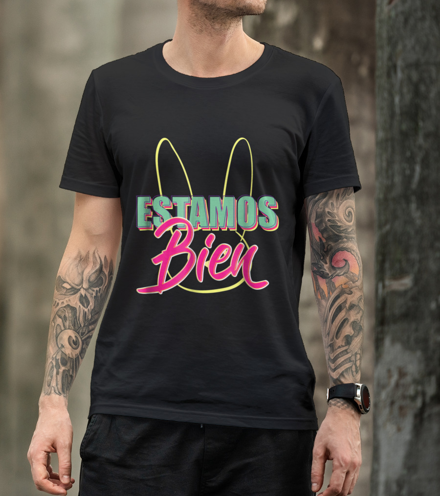 ESTAMOS BIEN Neon Bunny Ears T-Shirt