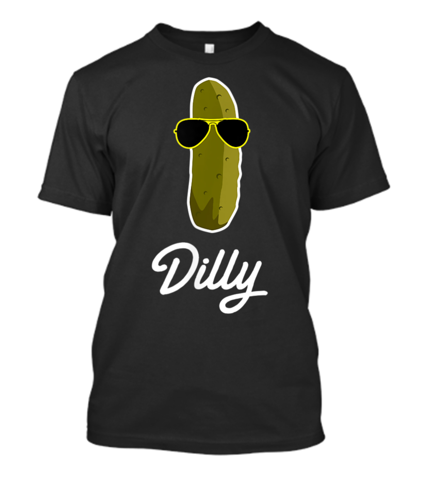 Pickle Dilly With Cool Sunglasses T-Shirt