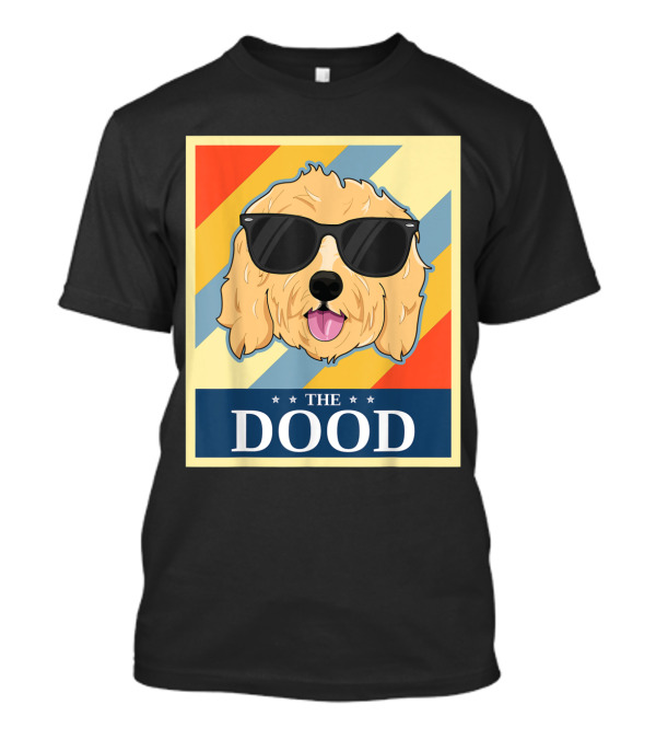 The Dood Goldendoodle Dog Sunglasses Retro Style Vintage T-Shirt