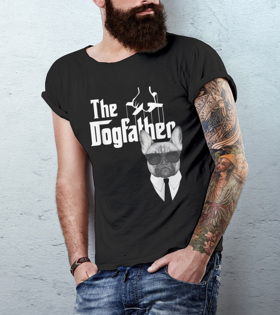The Dogfather French Bulldog Frenchie With Mafia T-Shirt