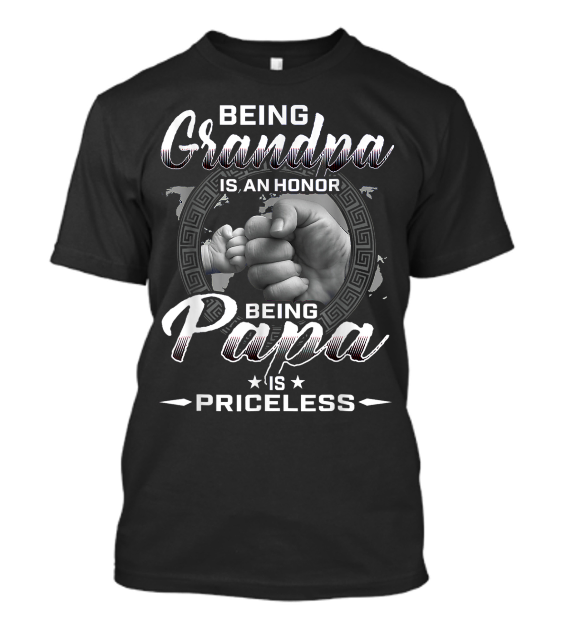 Being Grandpa Is An Honor Being Papa Is Priceless T-Shirt