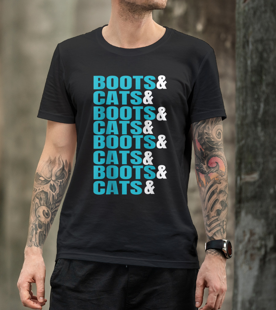 Boots And Cats Repeated Music Festival EDM Rave T-Shirt