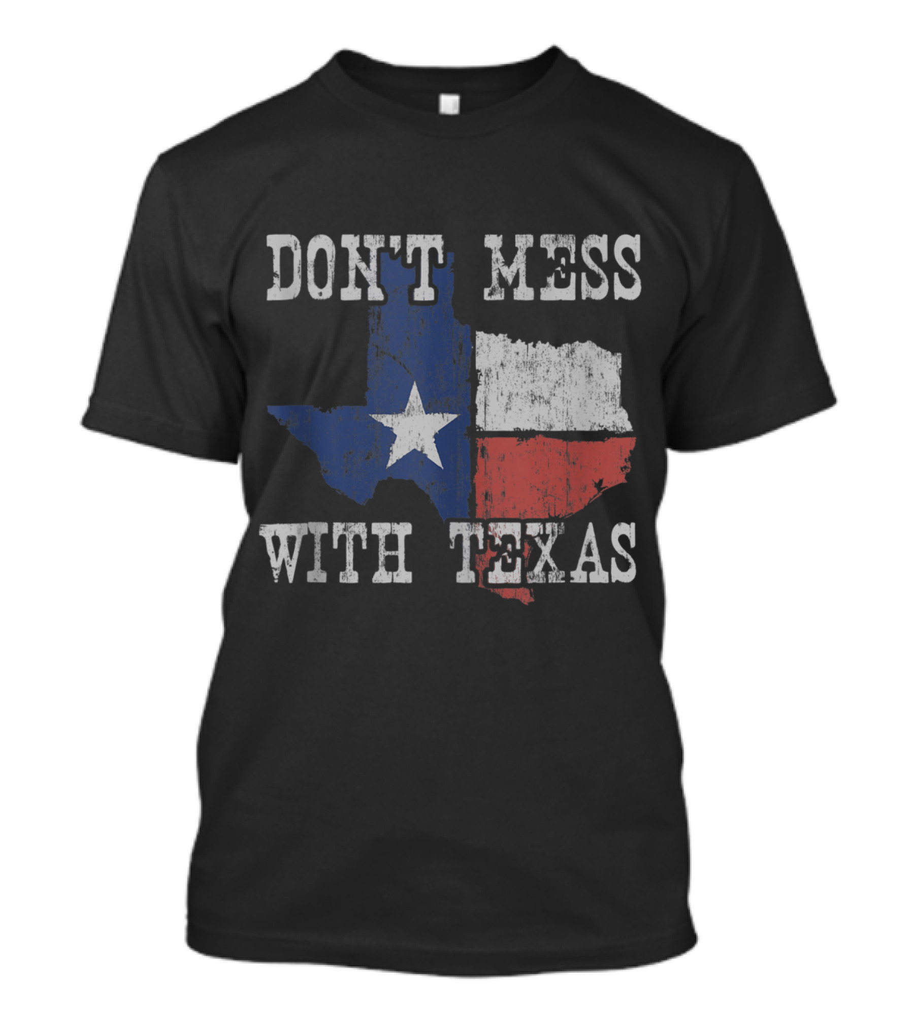 Don't Mess With Texas Lone Star State Vintage Texas Longhorn T-Shirt