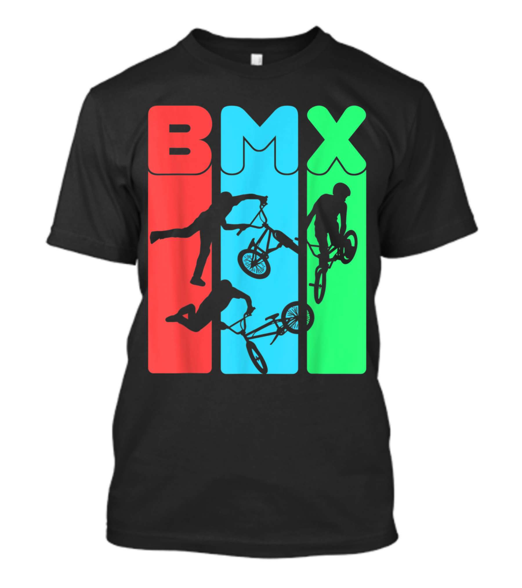 BMX Eat Sleep Repeat Bicycle Funny Motocross T-Shirt
