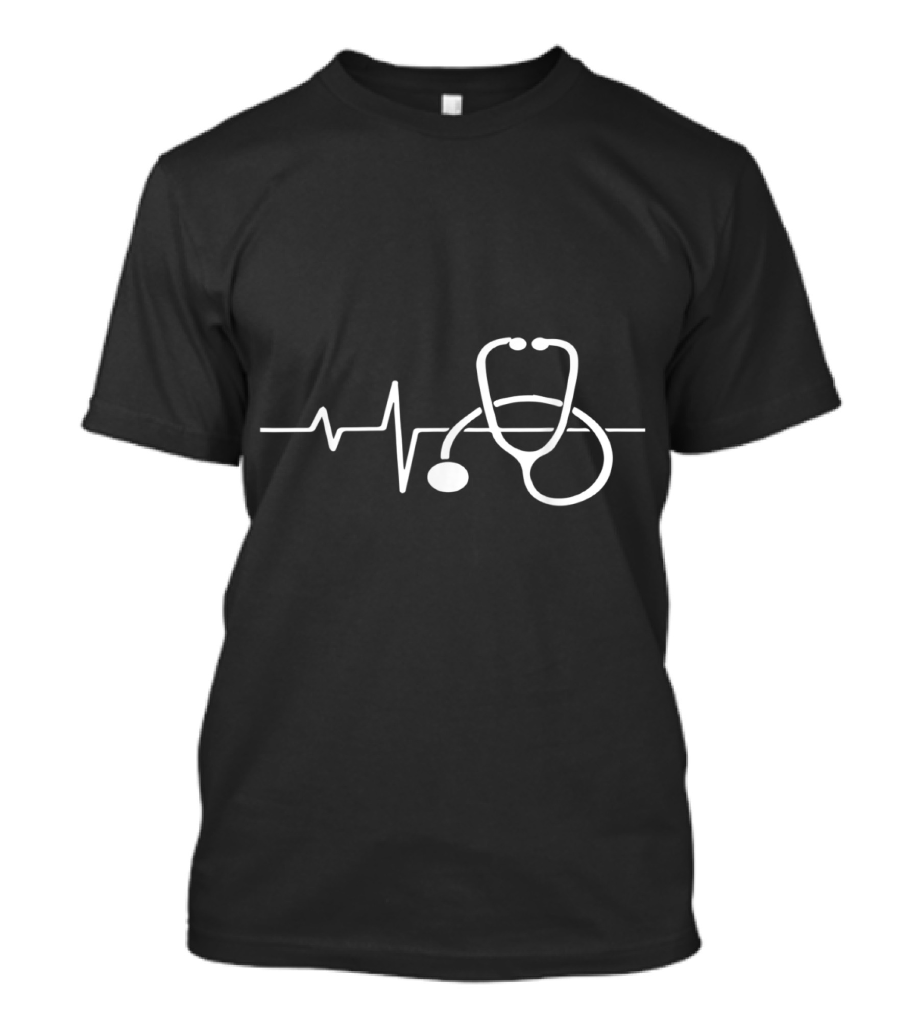 Nurse Heartbeat Stethoscope Nursing Medical T-Shirt