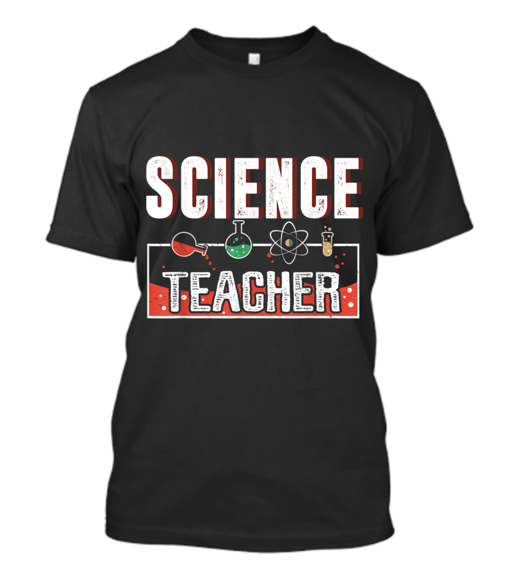 Science Teacher Chemist Physicist Vintage Teaching Magical Icons T-Shirt
