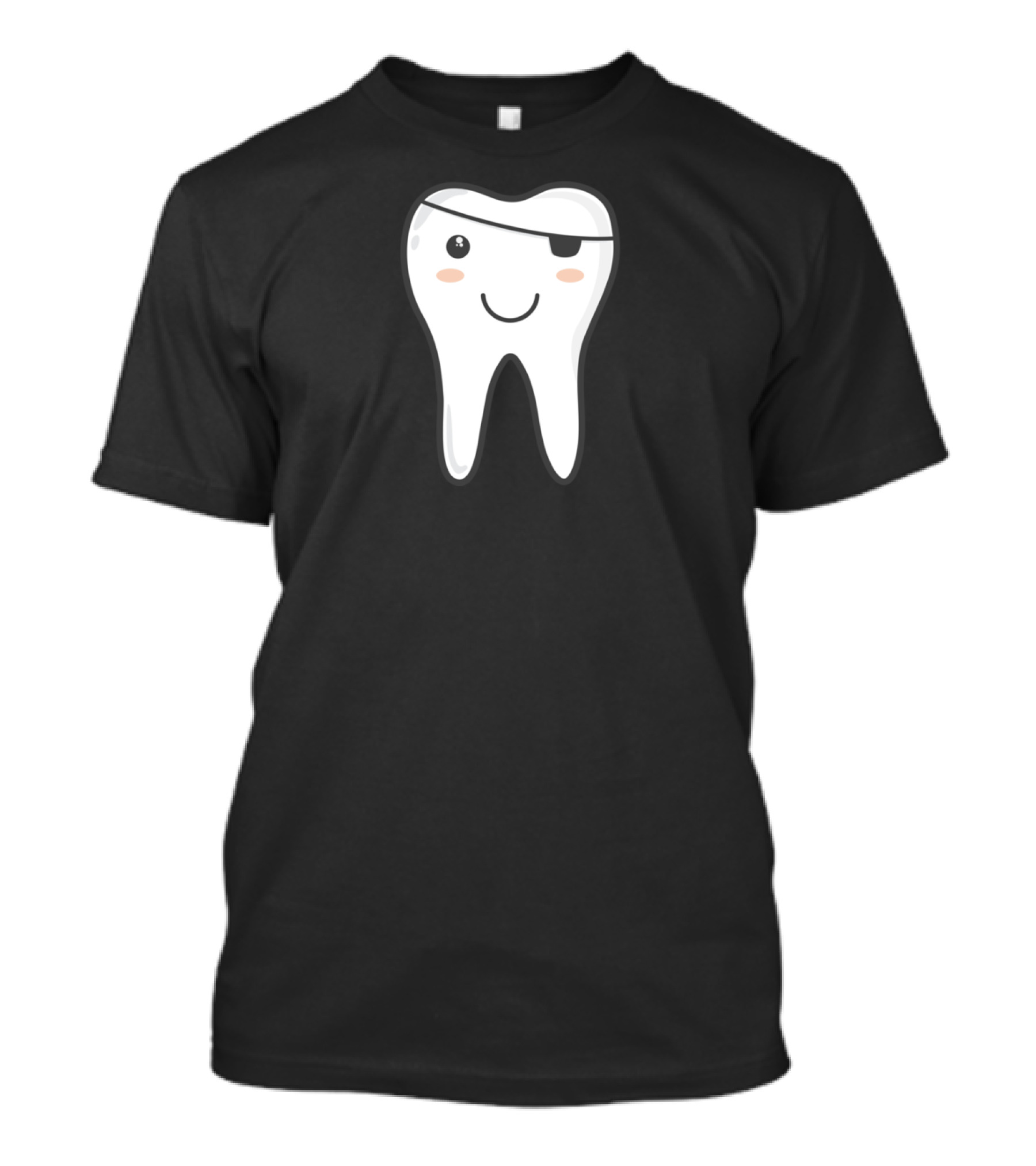 Dental Pirates Smiling Tooth With Eyepatch T-Shirt