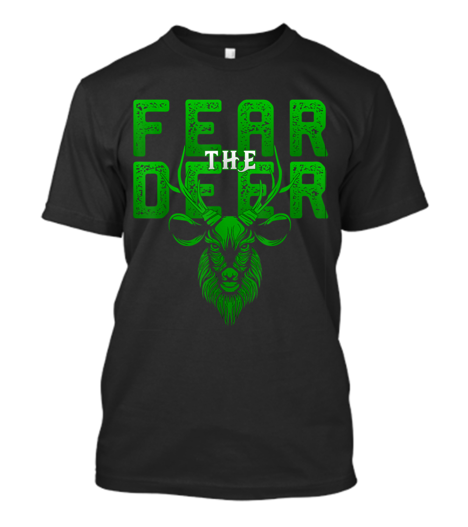 Fear The Deer Funny Milwaukee Basketball Bucks Fans T-Shirt