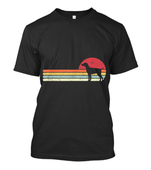 Vintage German Pointer Sunset T-Shirt