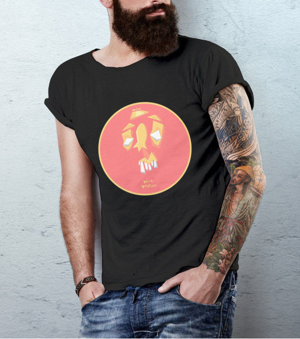 Dear Dentist Geometric Face T-Shirt