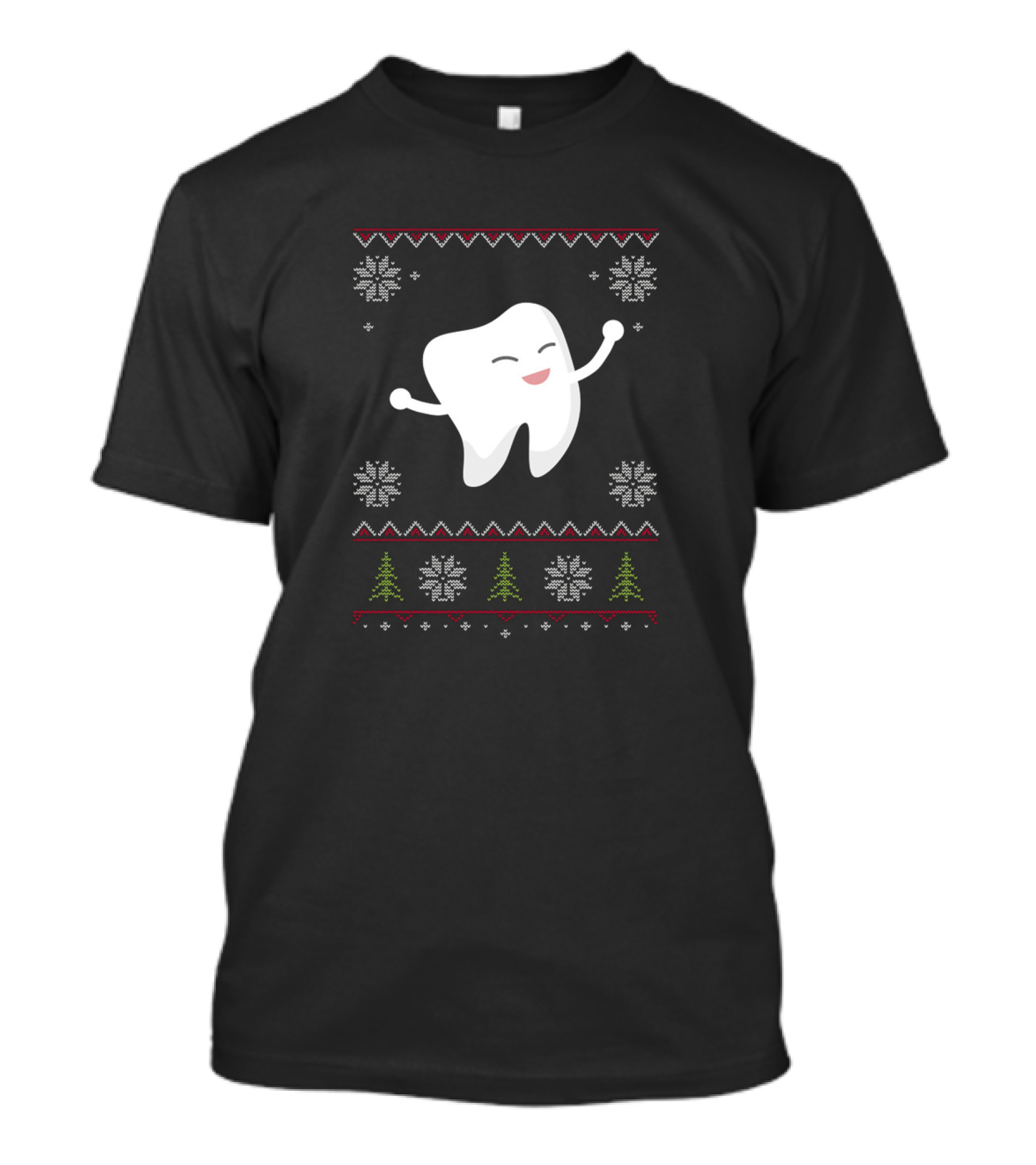 Happy Tooth Ugly Christmas T-Shirt