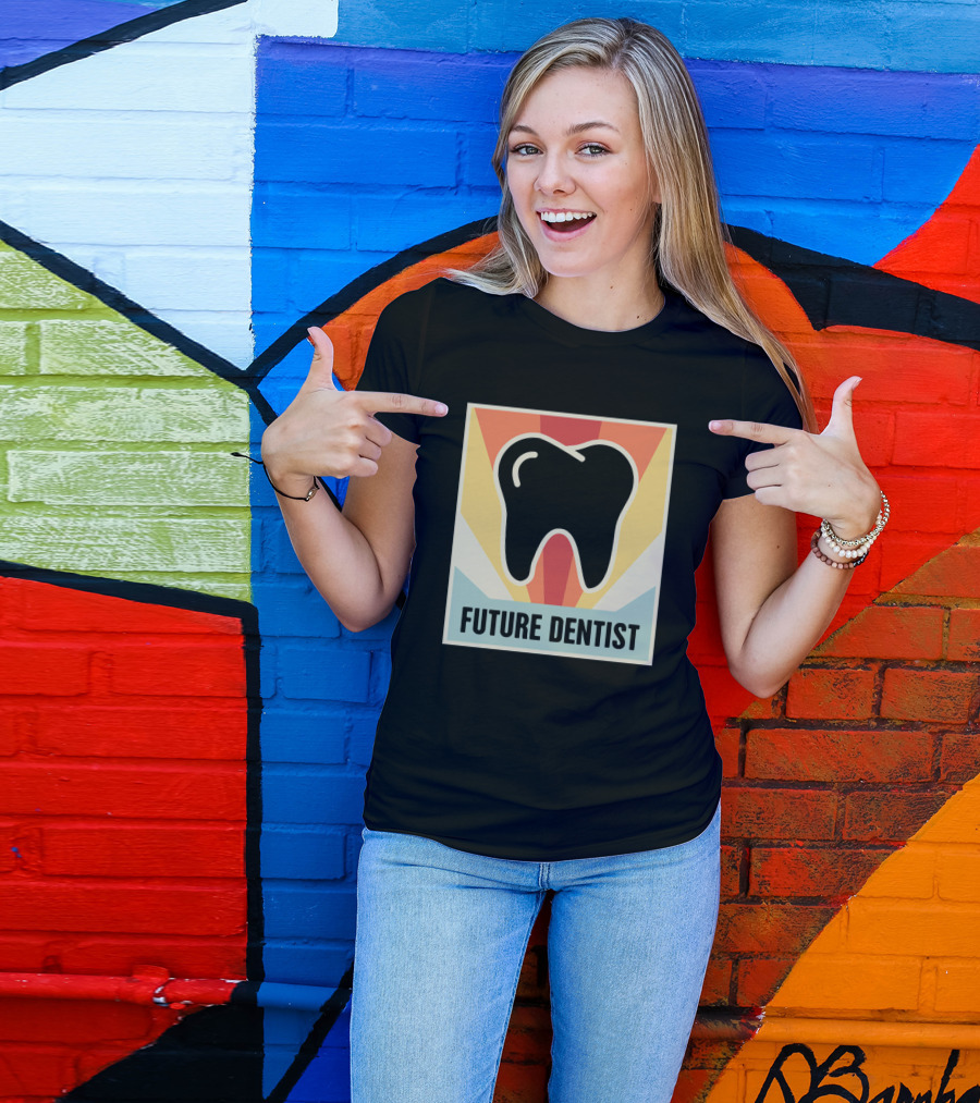 Future Dentist Retro Tooth T-Shirt