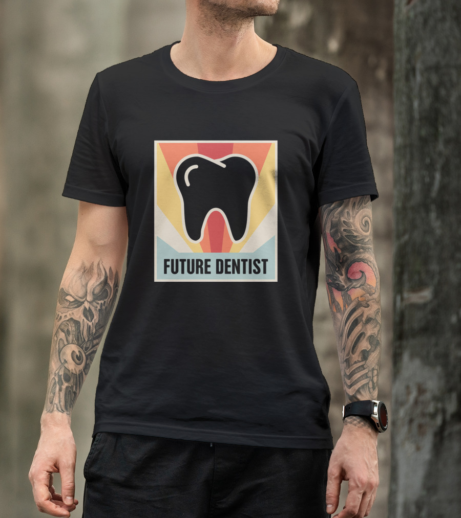 Future Dentist Retro Tooth T-Shirt