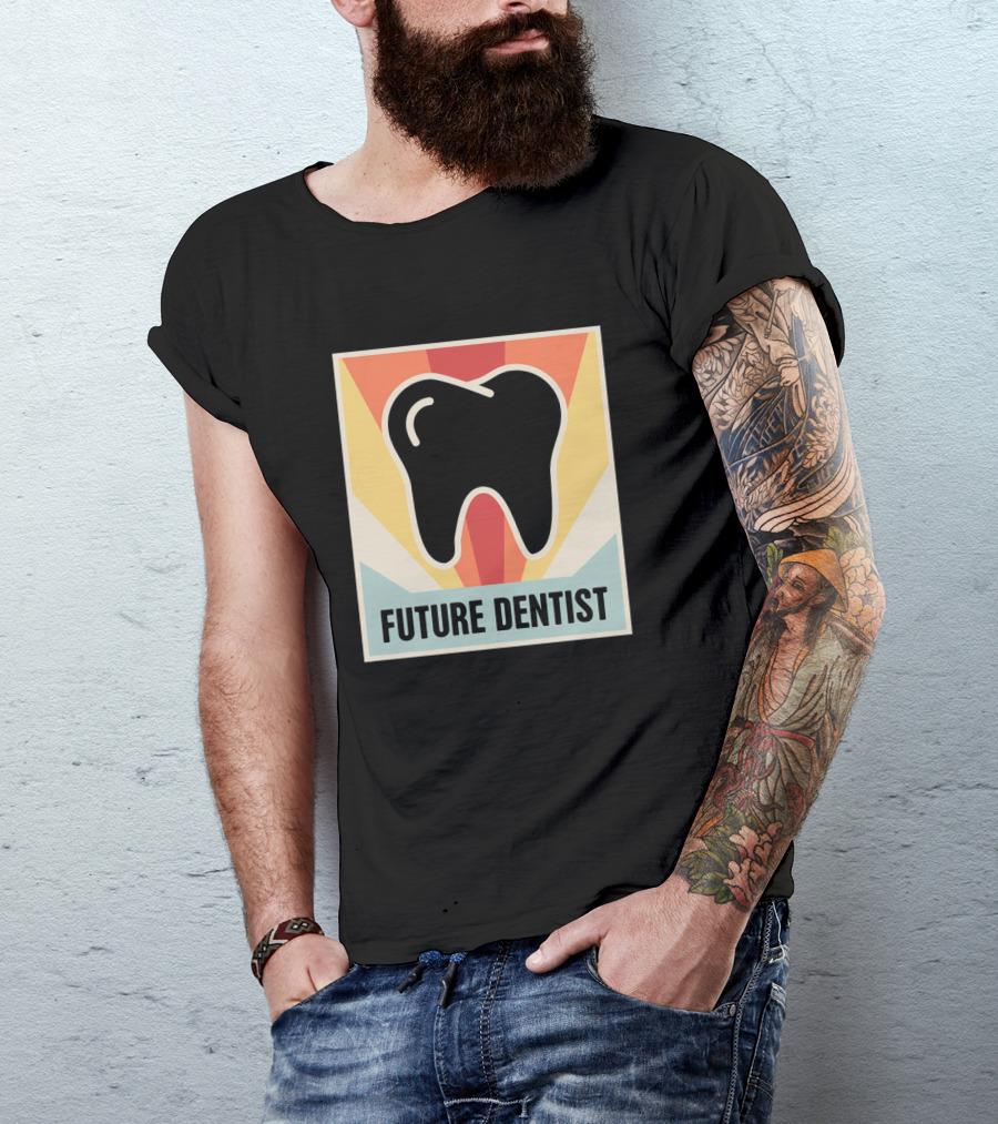 Future Dentist Retro Tooth T-Shirt