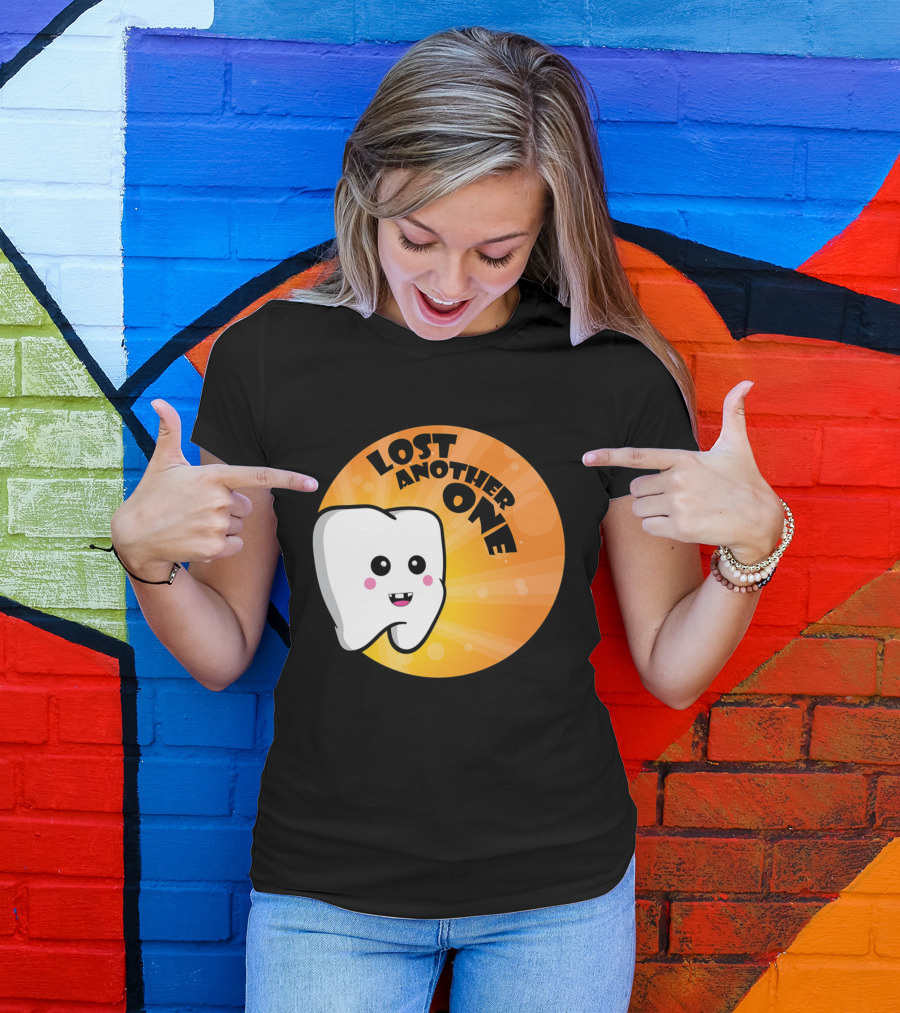 Lost Another One Teeth Cartoon T-Shirt