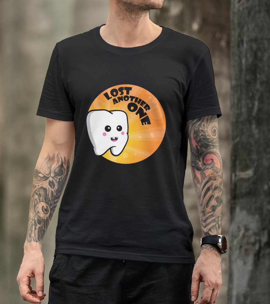 Lost Another One Teeth Cartoon T-Shirt