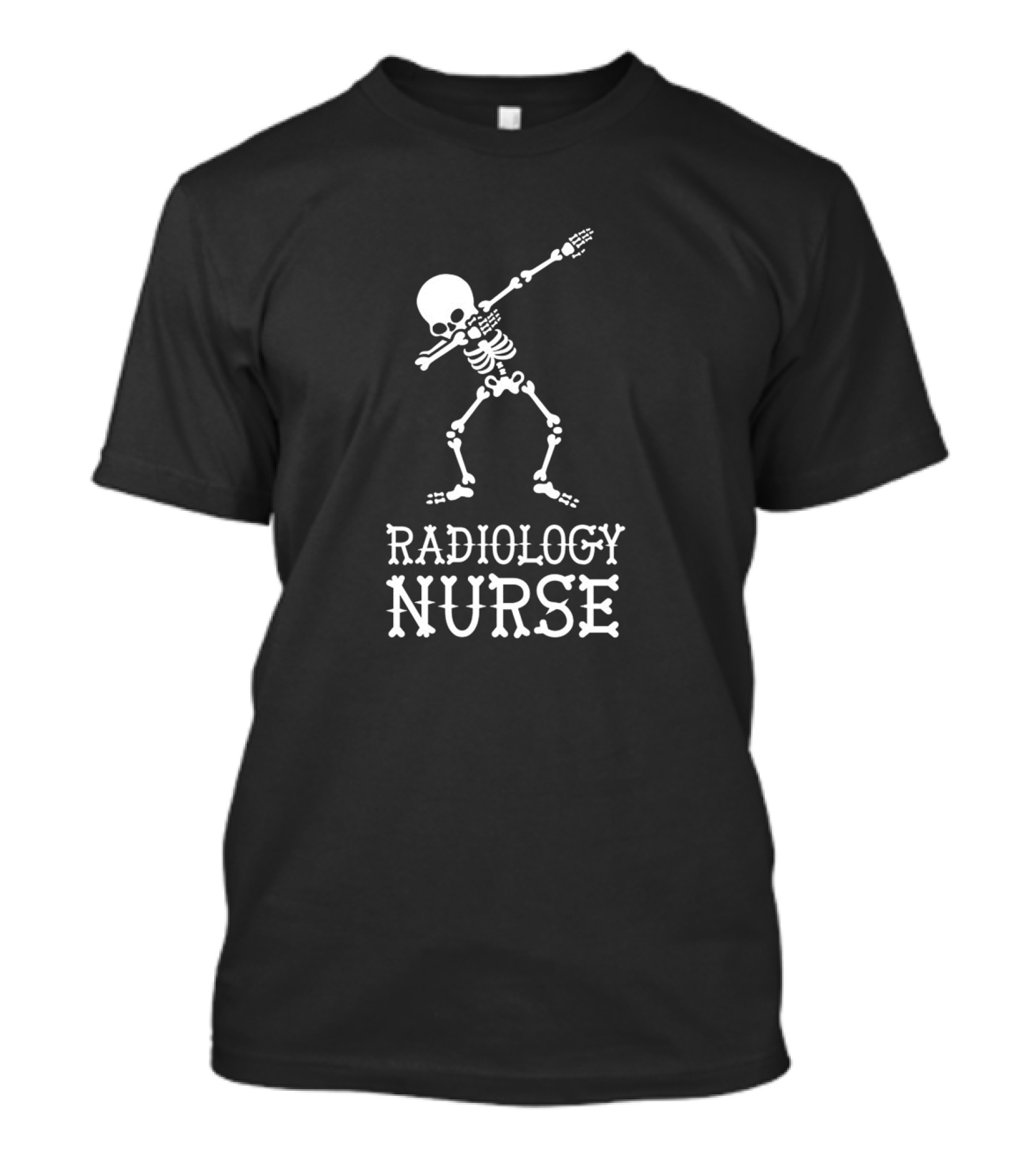 Radiology Nurse Dabbing Skeleton T-Shirt