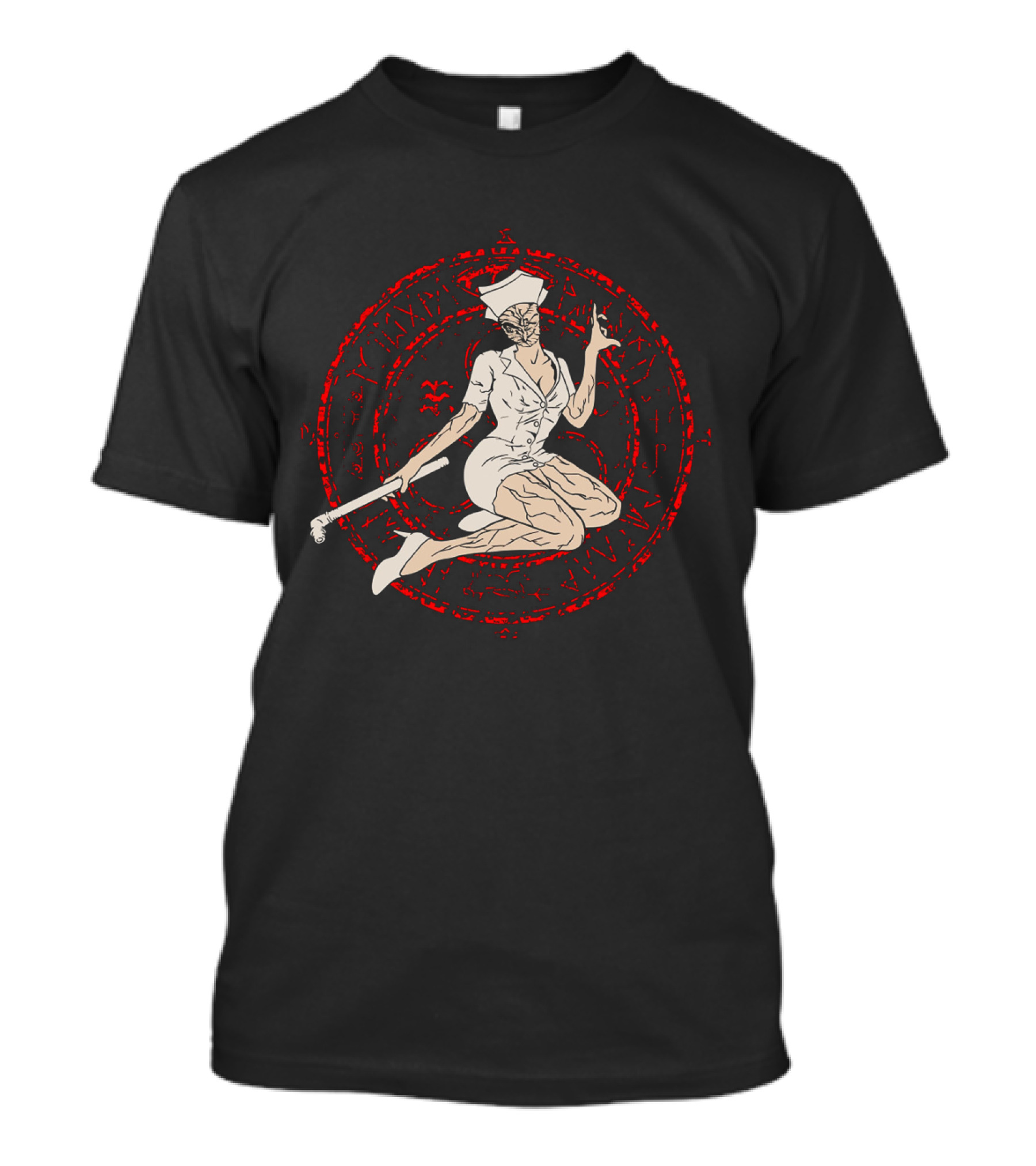 Head Nurse Silent Hill Nurse Horror T-Shirt
