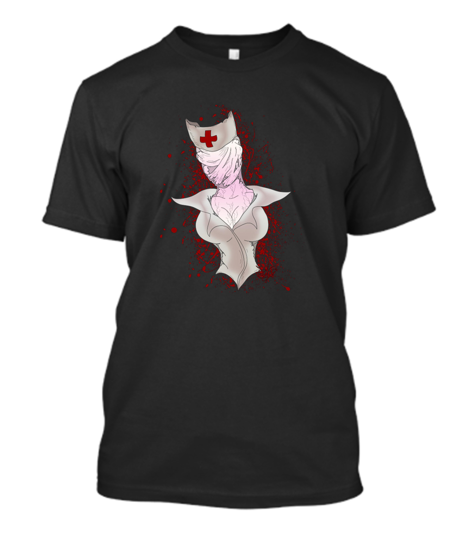 Silent Hill Nurse Horror Splatter T-Shirt