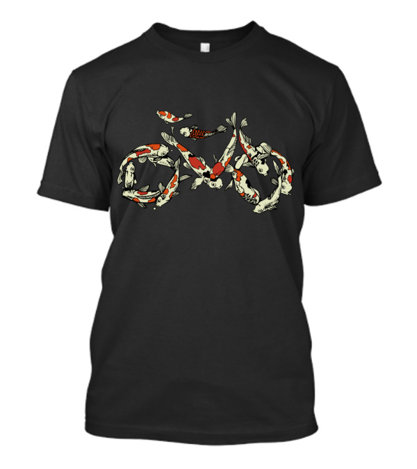 Koi Fish Bicycle T-Shirt