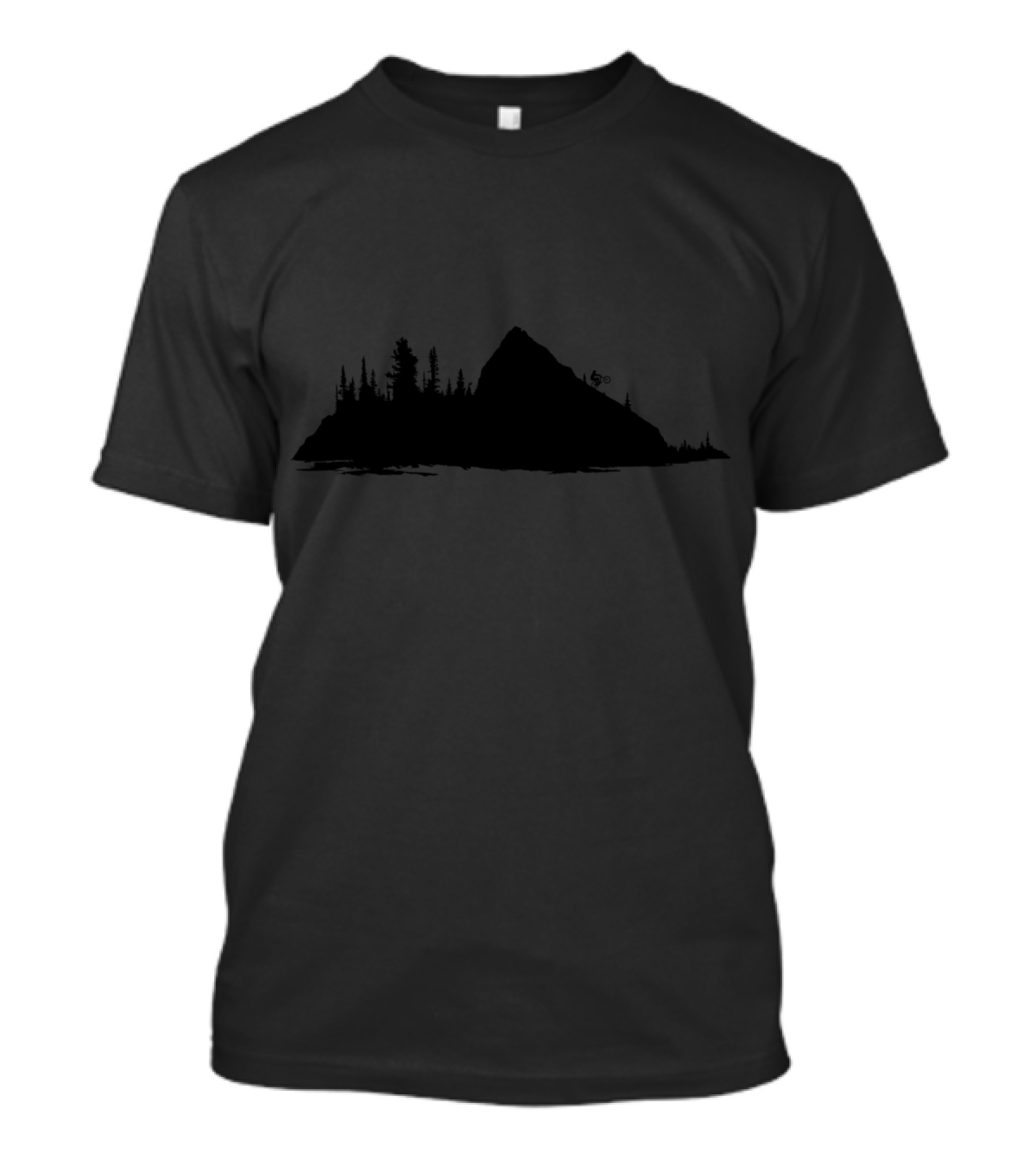 MTB Black Trails Mountain Biking T-Shirt