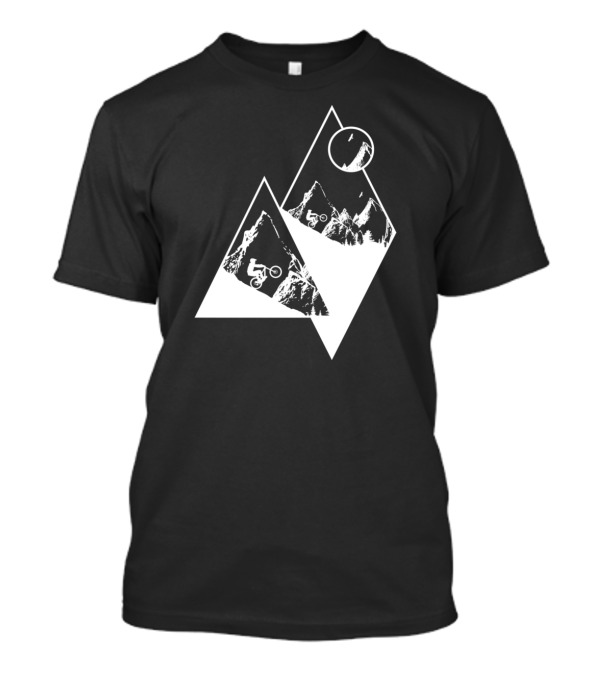 MTB White Mountains Biking Adventure Geometry T-Shirt