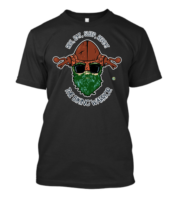 RIDE EAT SLEEP REPEAT THE BIKING WARRIOR T-Shirt