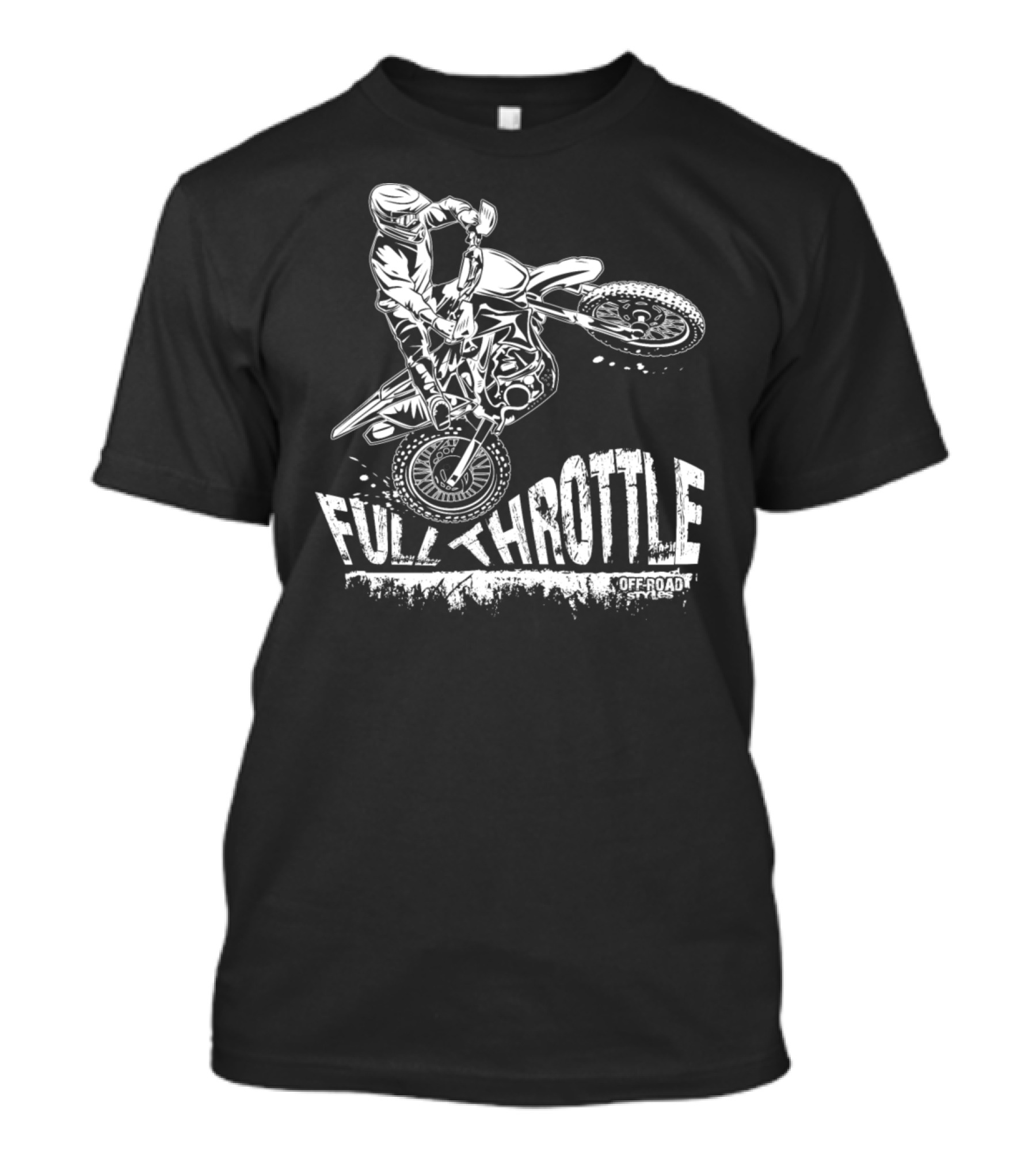 Full Throttle Dirt Biker Offroad Adventures T-Shirt