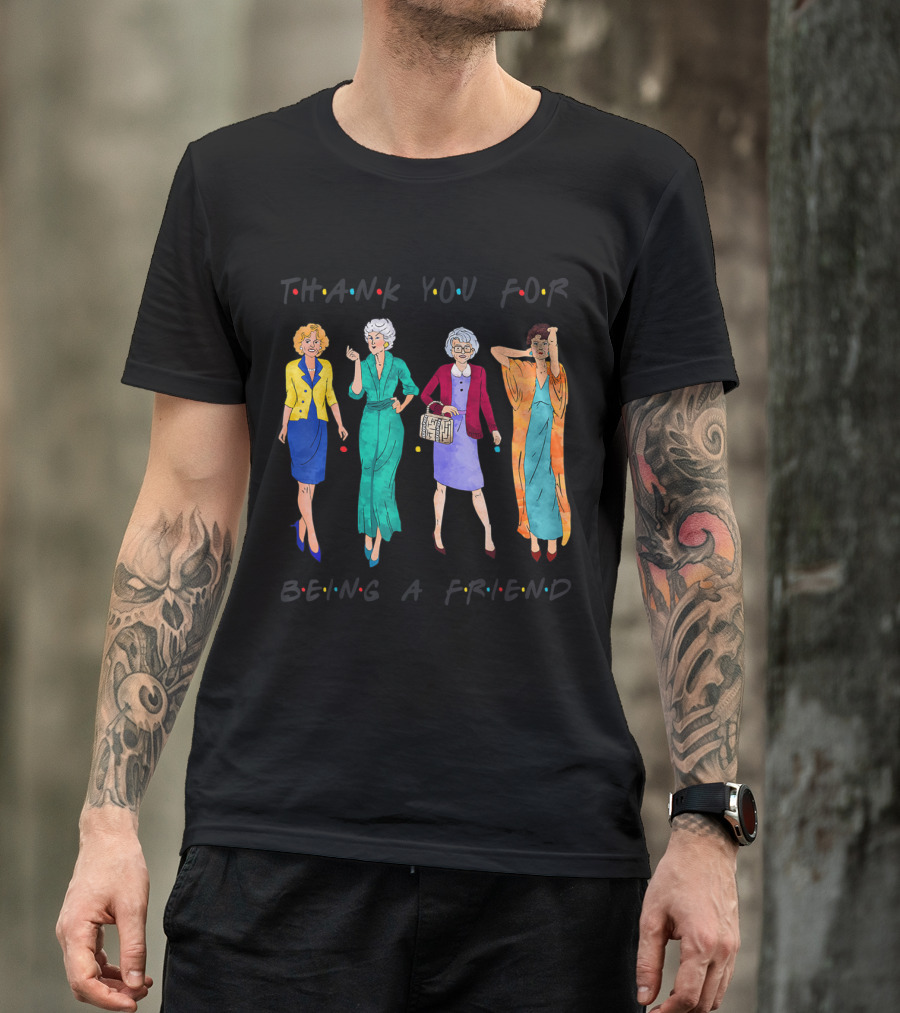 Thank You For Being A Friend Iconic Ladies T-Shirt