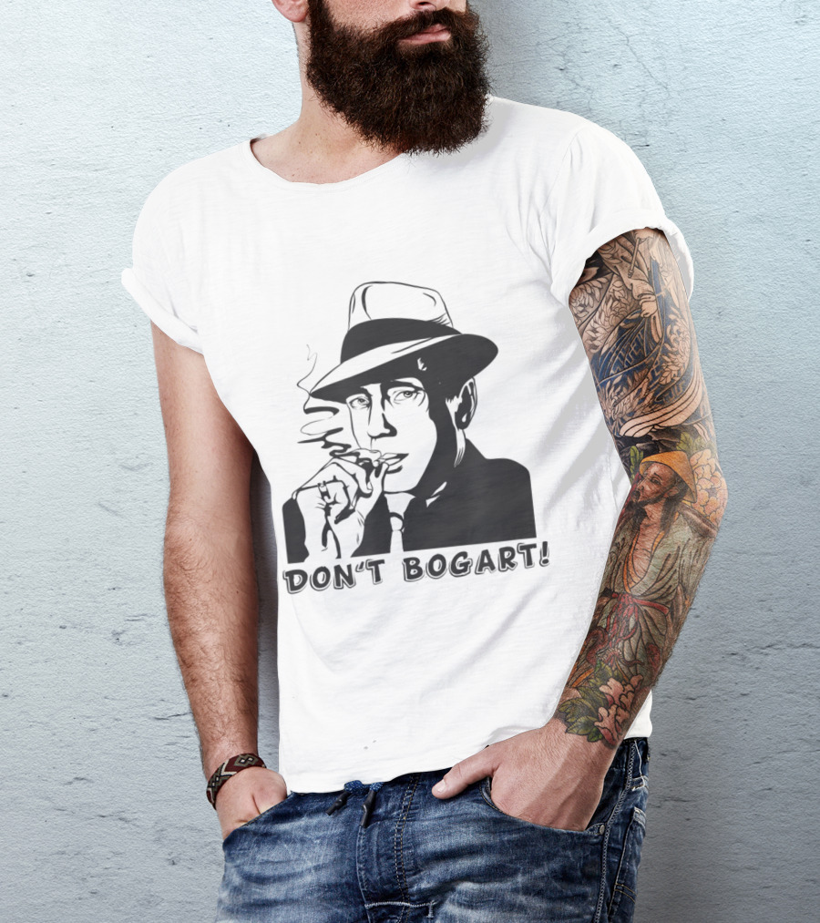 Don't Bogart Smoking Fedora Iconic T-Shirt