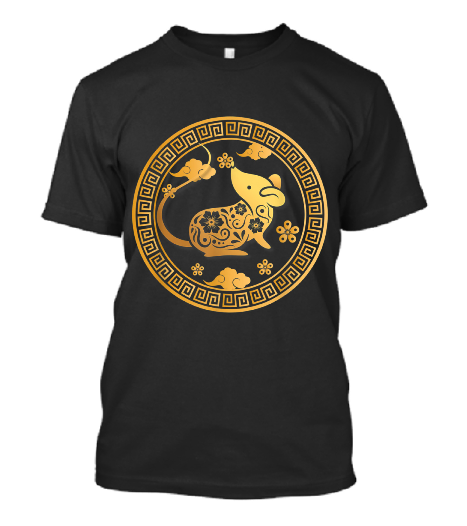 Lucky Money Rat Year Red Envelope Ingot Coin Bullion T-Shirt
