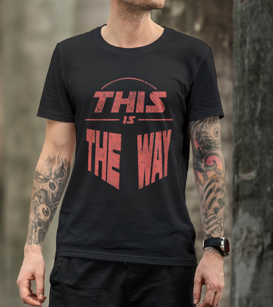 This Is The Way Helmet Red Sand T-Shirt