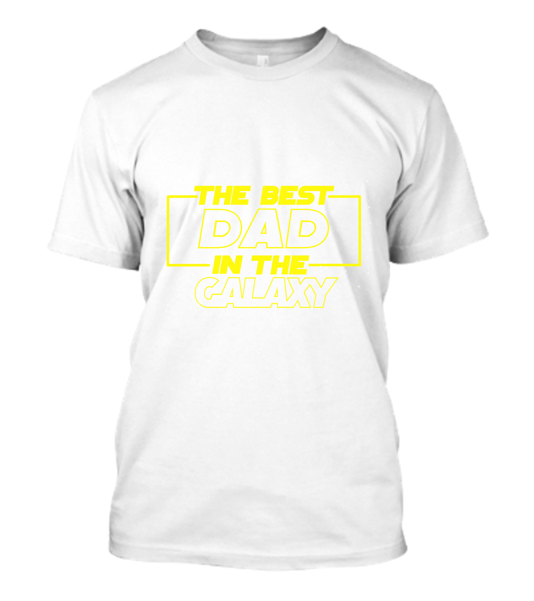 Mens Best Dad In The Galaxy From Daughter And Son T-Shirt