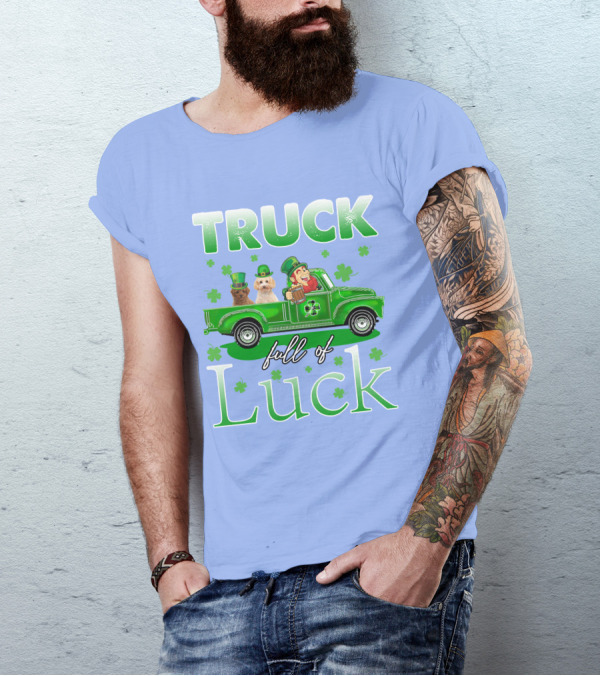 TRUCK Full Of Luck RD Poodle T-Shirt
