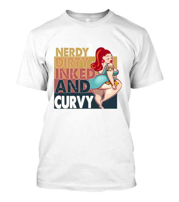 Nerdy Dirty Inked And Curvy Velma Purple T-Shirt