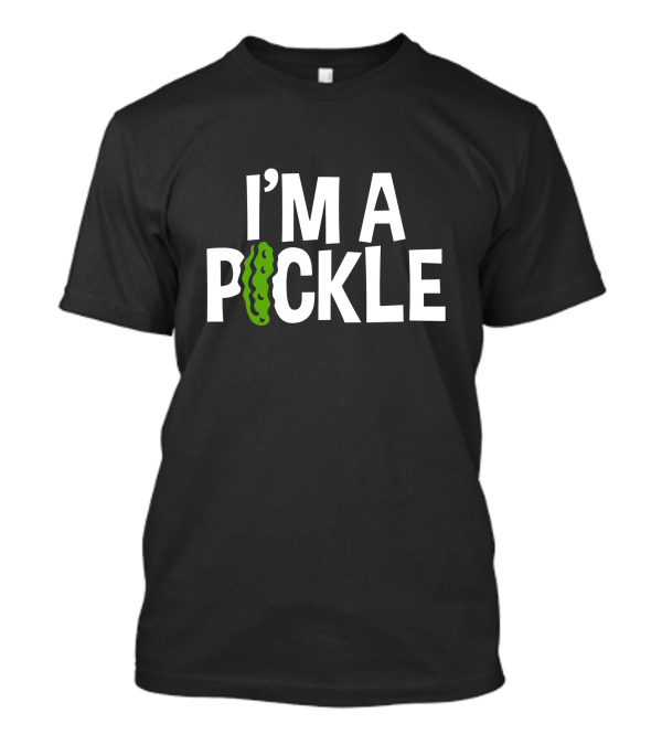 I'm A Pickle Lazy Halloween Costume Vegan T-Shirt