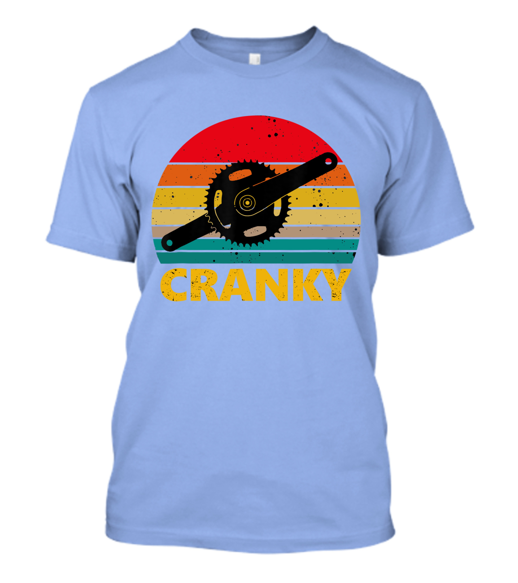 Retro Vintage Bicycle Cranky For Cycling Lovers T-Shirt