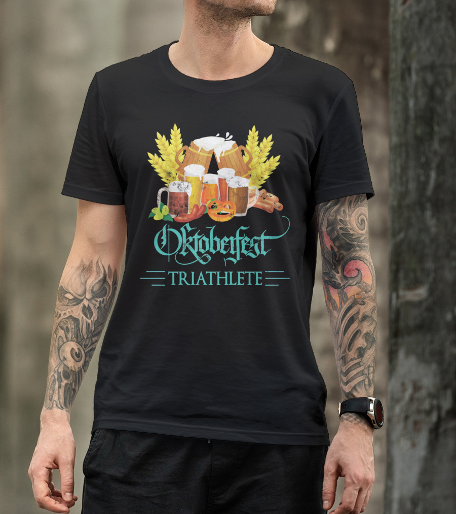 Oktoberfest Triathlete Beer T-Shirt