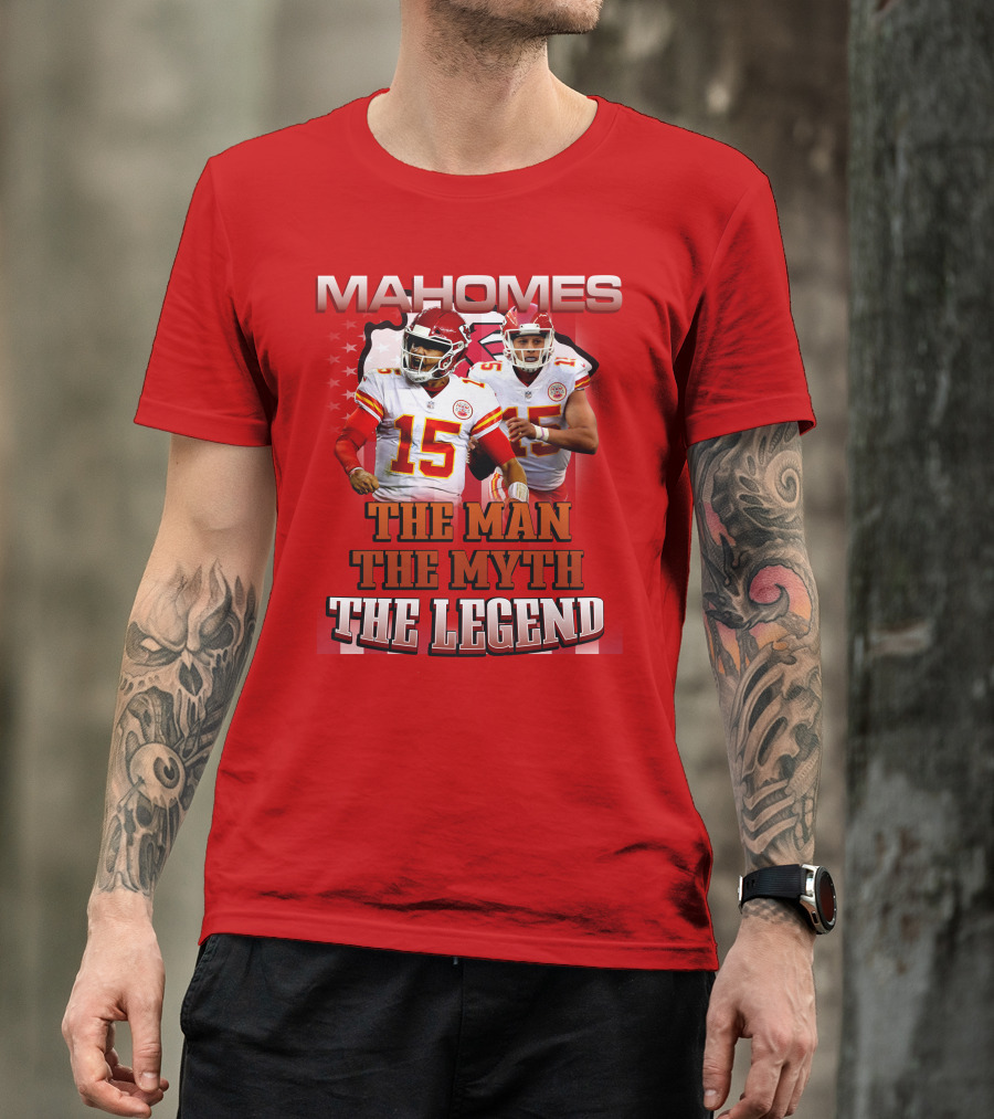 MAHOMES THE MAN THE MYTH THE LEGEND NFL Kansas City Chiefs P504HN6130 T-Shirt