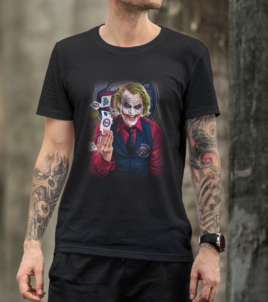 Minnesota Twins Joker MLB Playing Cards T-Shirt
