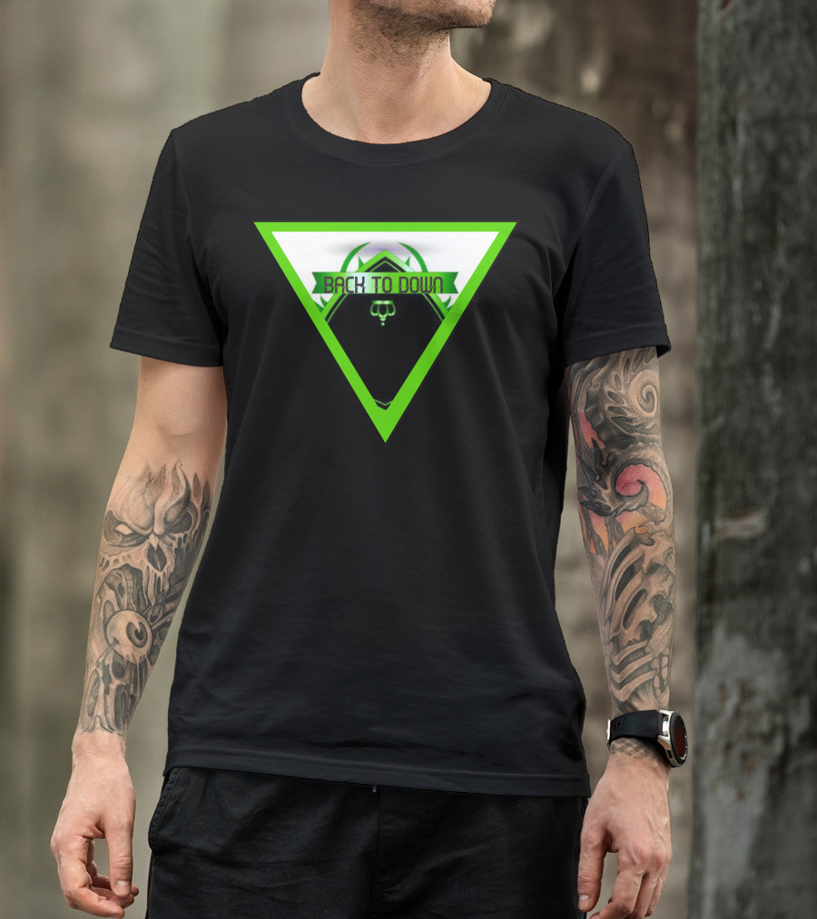 Back To Down Owl Triangle Emblem T-Shirt