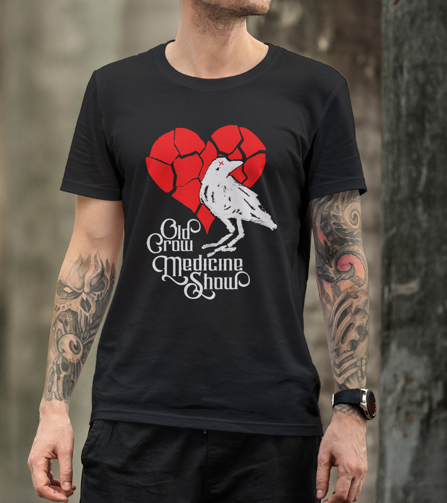 Old Crow Medicine Show Broken Heart Crow T-Shirt