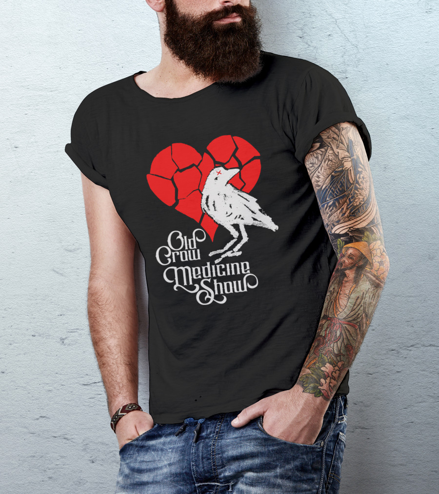 Old Crow Medicine Show Broken Heart Crow T-Shirt