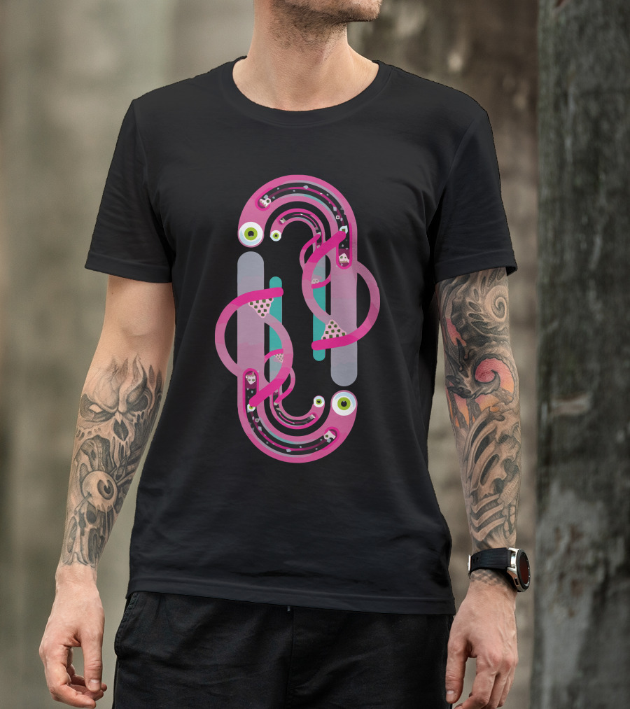 Crazy Dope Funky Abstract Eyeball T-Shirt
